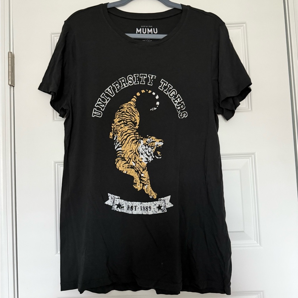 Show Me Your MuMu Black University Tigers Tee